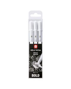 Sakura Gelly Roll Set Bright White Bold Set of 3