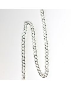 Silver Plated Steel Chain