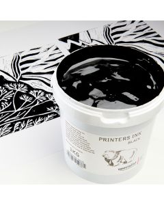 Specialist Crafts Printers Ink - 1kg Black